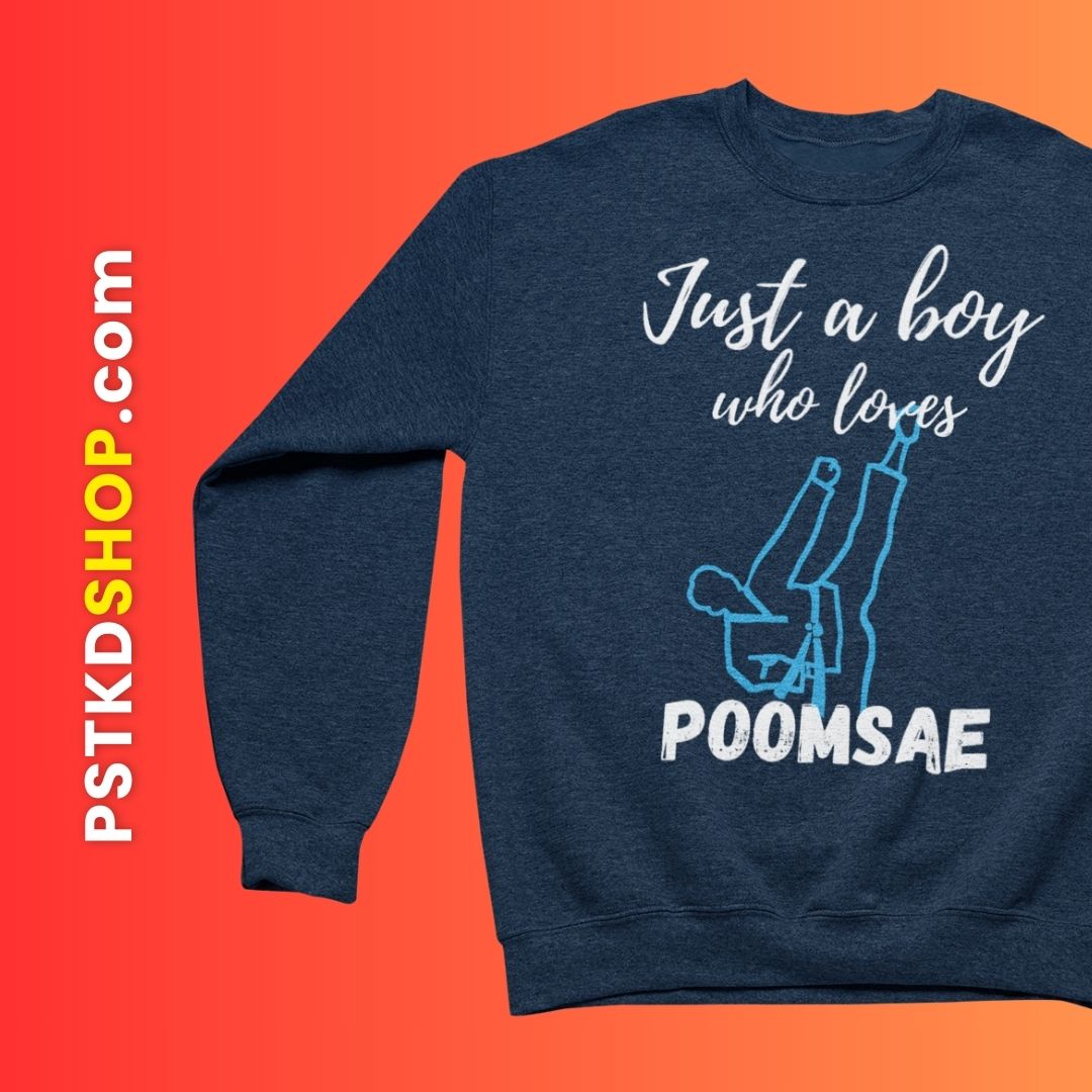 Just a Boy Who Loves Poomsae Crewneck