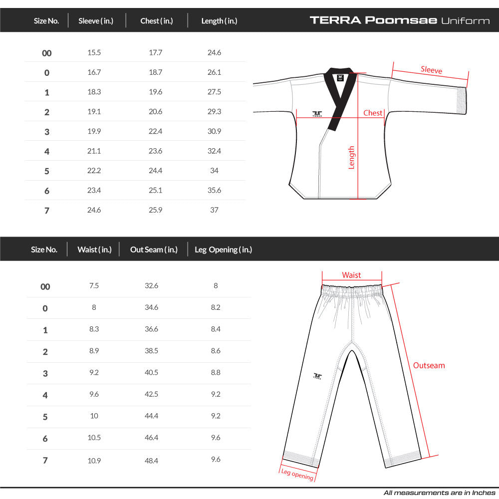 Tusah Terra Poomsae Uniform