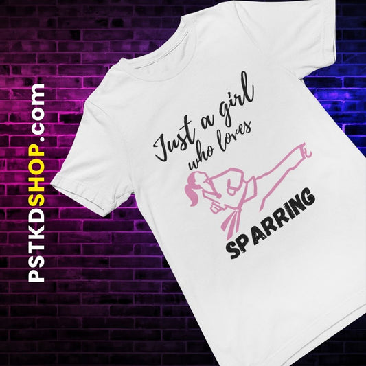Just a Girl Who Loves Sparring T-Shirt