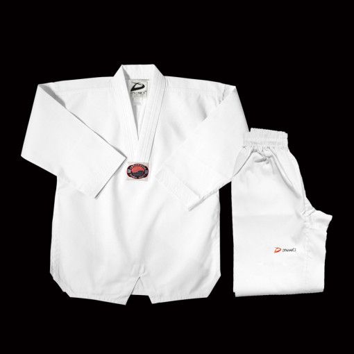 Ribbed Uniform, White-V